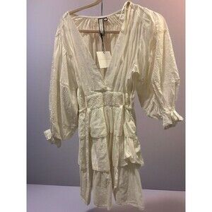 Scarlett Poppies - Aria Simply White Dress - New With Tags - Size Small